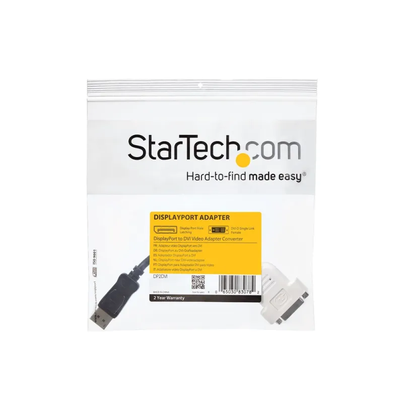 Adaptador de Video StarTech.com - DisplayPort a DVI - 1920x1200 - DP2DVI