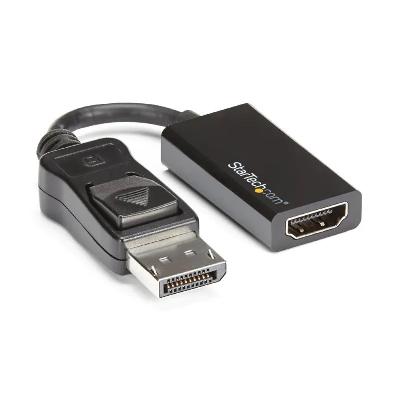 Adaptador de Vídeo StarTech.com - DisplayPort a HDMI - 4K - 60Hz - Negro - DP2HD4K60S