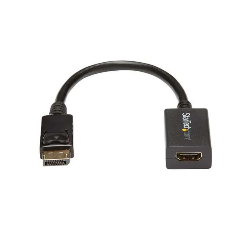 Adaptador de Vídeo StarTech.com DP2HDMI2 - DisplayPort a HDMI - Macho/Hembra - Negro - DP2HDMI2