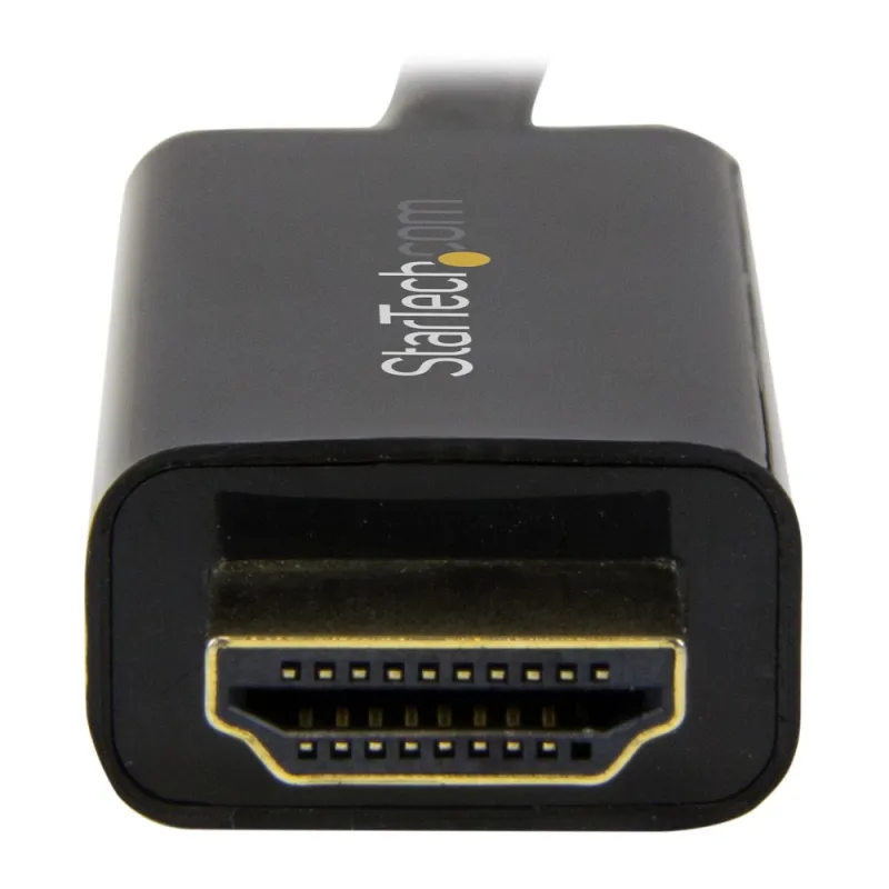 Cable Adaptador de Vídeo StarTech.com - DisplayPort a HDMI - 2m - Ultra HD 4K - Negro - DP2HDMM2MB