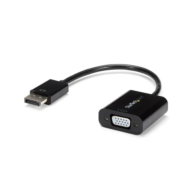 Convertidor de Vídeo StarTech.com - DisplayPort 1.2 a VGA - 1920x1200 - Negro - DP2VGA3