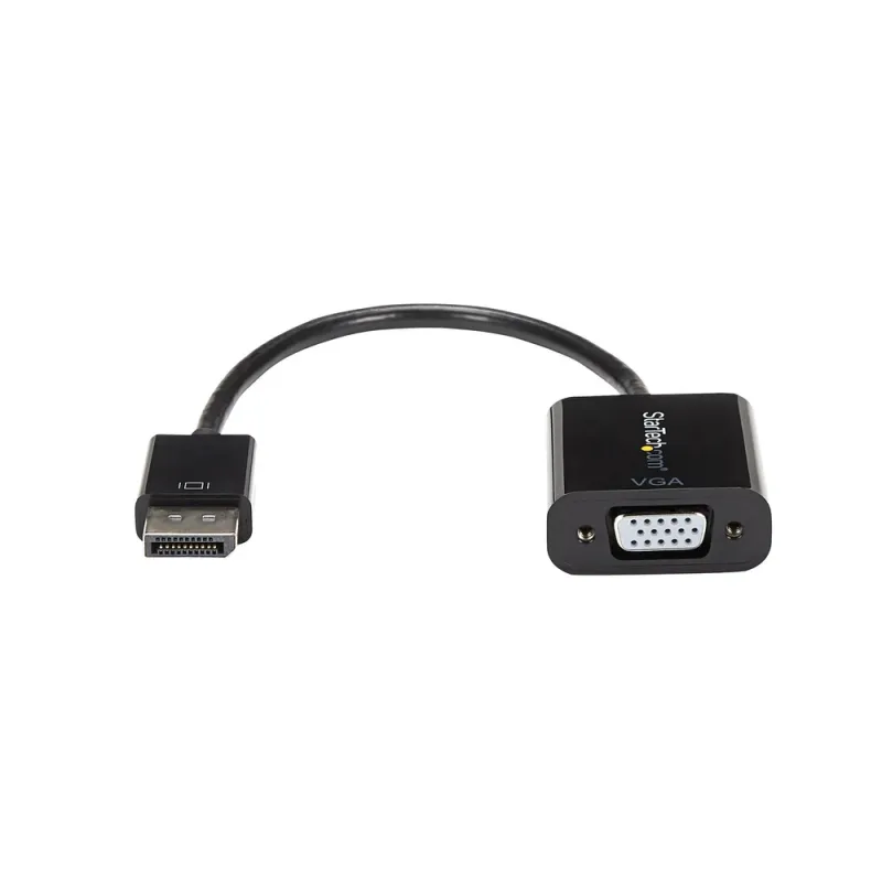 Convertidor de Vídeo StarTech.com - DisplayPort 1.2 a VGA - 1920x1200 - Negro - DP2VGA3