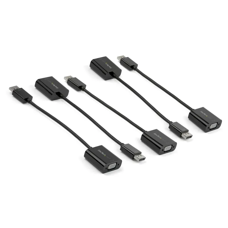 Adaptador DisplayPort StarTech.com DP2VGA3X5 - DisplayPort a VGA - 1920x1200 - Paquete de 5 Unidades - DP2VGA3X5