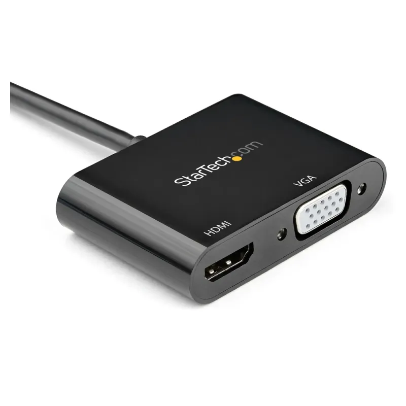 Adaptador StarTech.com - DisplayPort a HDMI/VGA - Macho/Hembra - para Windows/Mac - DP2VGAHD20