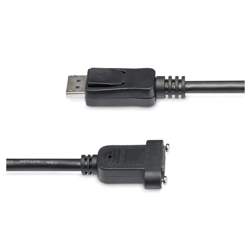 Cable StarTech.com DisplayPort - para Montaje en Panel - Hembra a Macho - 91cm - DPPNLFM3