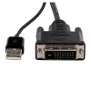 Convertidor StarTech.com DVI2DP2 - DVI a DisplayPort - Alimantado por USB - DVI2DP2