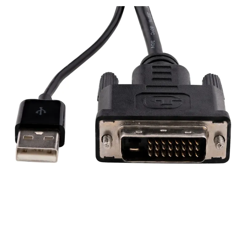 Convertidor StarTech.com DVI2DP2 - DVI a DisplayPort - Alimantado por USB - DVI2DP2
