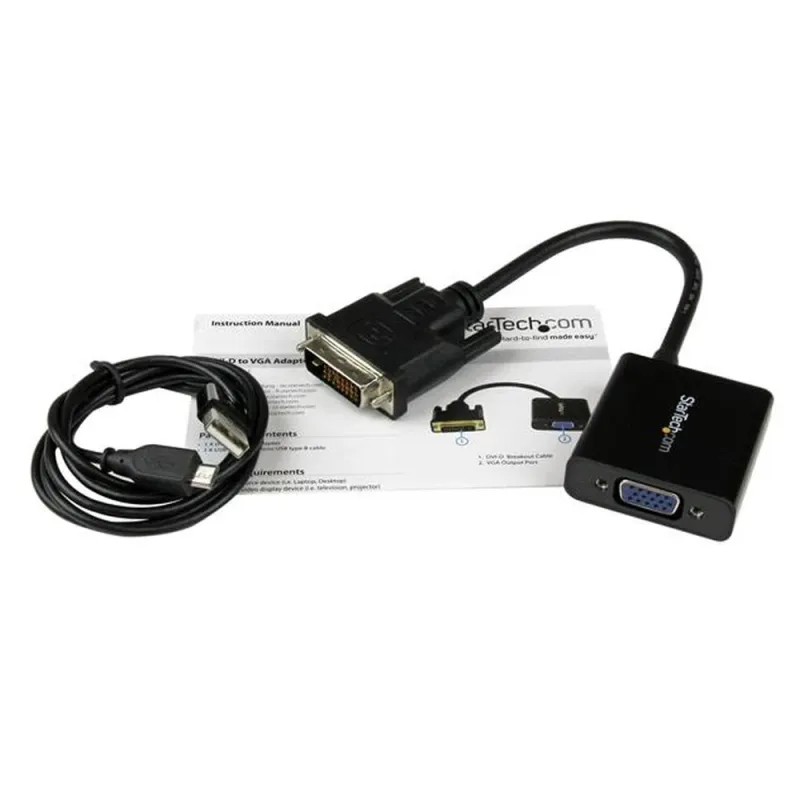 Convertidor StarTech.com - DVI-D a VGA - 1080p - 1920x1200 - DVI2VGAE