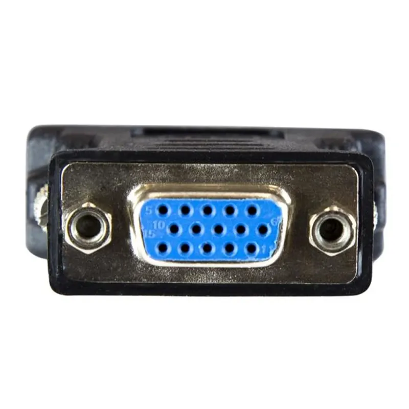Adaptador de Video StarTech.com - DVI-I a VGA - Macho a Hembra - Negro - DVIVGAMFBK