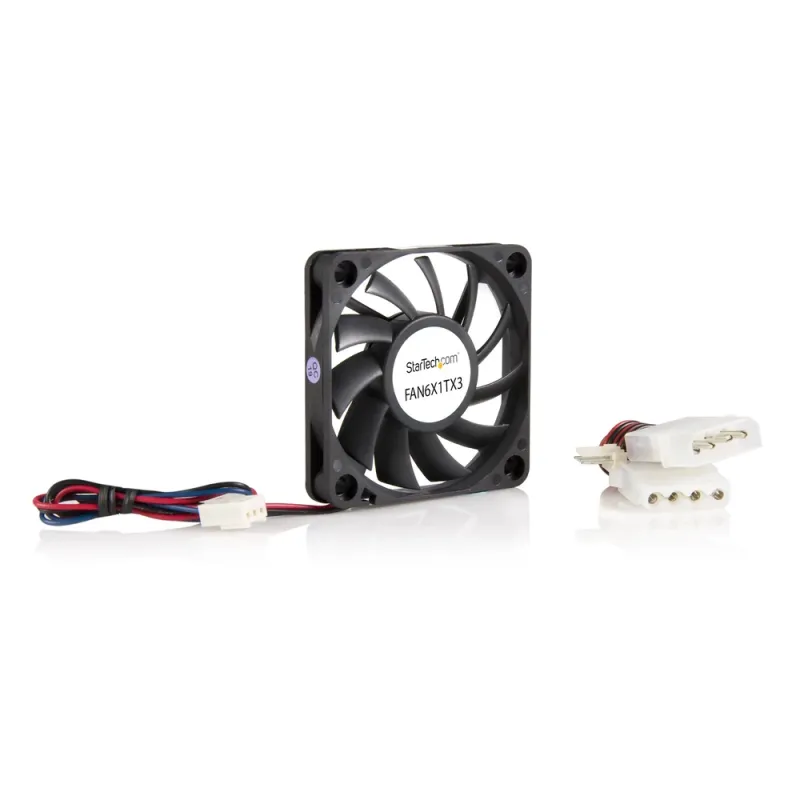 Ventilador StarTech.com - 60 mm - 4000 RPM - 3-Pines - FAN6X1TX3