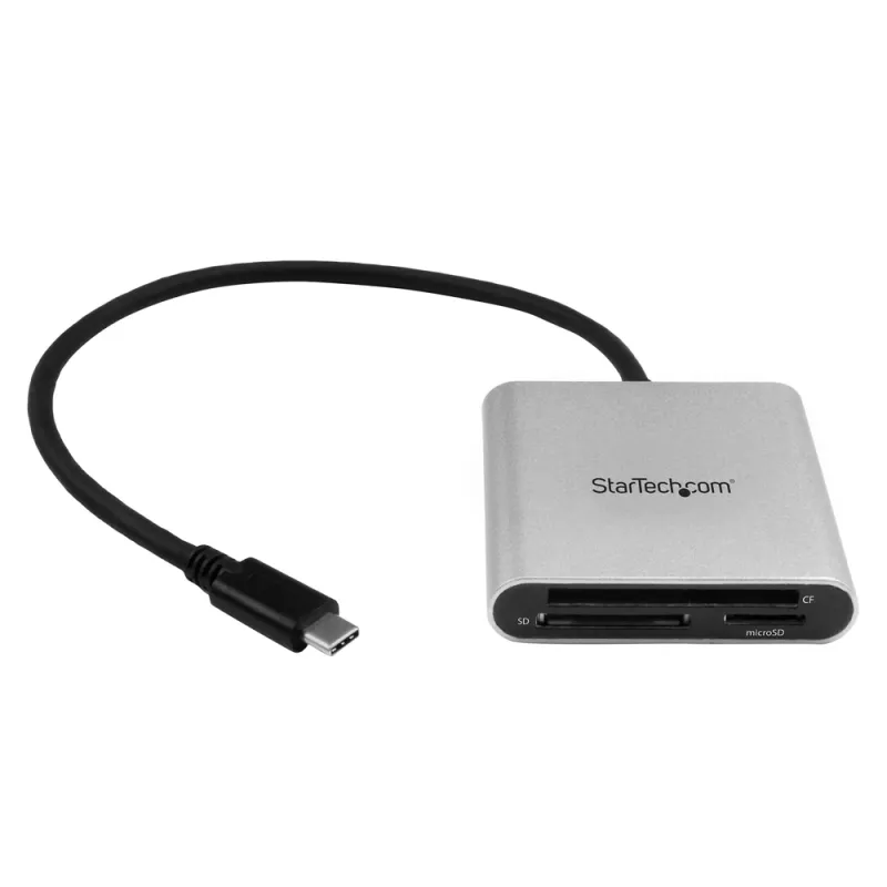 Lector de Tarjetas Flash StarTech.com - USB 3.0 - Gris - FCREADU3C