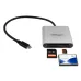 Lector de Tarjetas Flash StarTech.com - USB 3.0 - Gris - FCREADU3C Lector de Tarjetas Flash StarTech.com - USB 3.0 - Gris - FCREADU3C