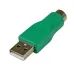 Adaptador Ratón StarTech.com GC46MF - conector PS/2 PS2 MiniDIN a USB - Macho USB - Hembra Mini-DIN - GC46MF