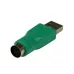 Adaptador Ratón StarTech.com GC46MF - conector PS/2 PS2 MiniDIN a USB - Macho USB - Hembra Mini-DIN - GC46MF