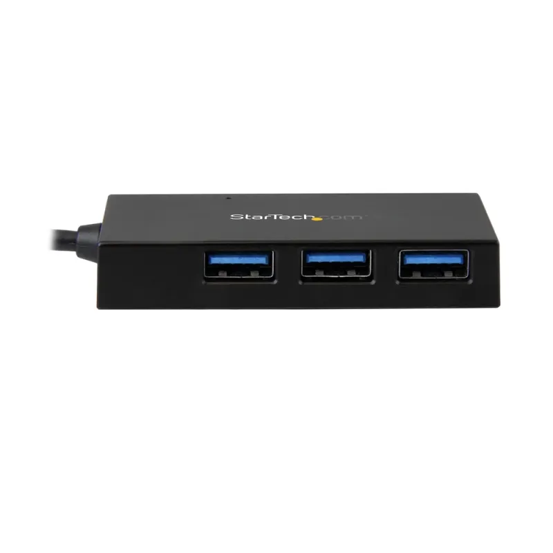 HUB USB StarTech.com - Conecta USB 3.0 - 4 Puertos - Negro - HB30C3A1CFB
