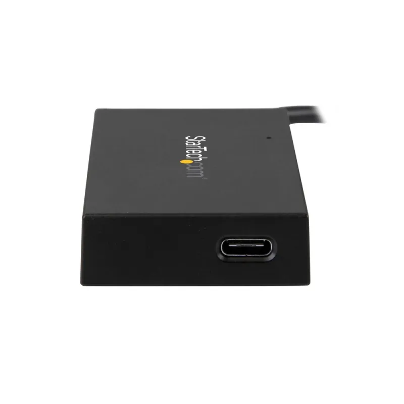 HUB USB StarTech.com - Conecta USB 3.0 - 4 Puertos - Negro - HB30C3A1CFB