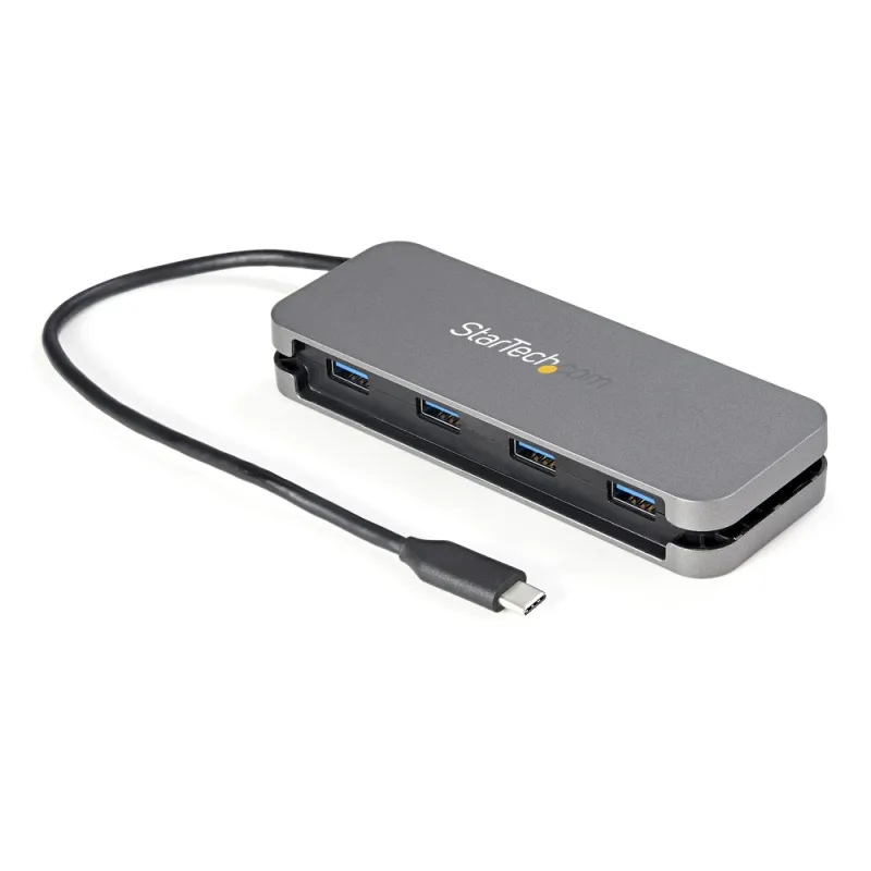 Hub USB-C StarTech.com - 4 Puertos - 4 USB-A - Cable de 25 cm - HB30CM4AB