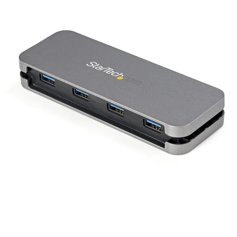 Hub USB-C StarTech.com - 4 Puertos - 4 USB-A - Cable de 25 cm - HB30CM4AB