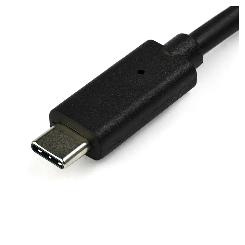 Adaptador HUB USB-C StarTech.com HB31C2A2CB - 2 USB 3.1 - 2 USB-C - 10Gbps - Negro/Gris - HB31C2A2CB