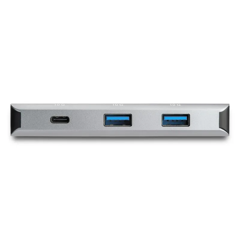 Adaptador HUB USB-C StarTech.com HB31C3A1CB - 3 USB 3.1 - 1 USB-C - 10Gbps - Negro/Gris - HB31C3A1CB