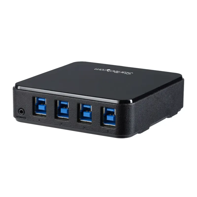 Switch StarTech.com HBS304A24A - USB 3.0 - 4x4 - Para Compartir Perifericos - HBS304A24A