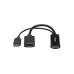 Adaptador de Video StarTech.com - HDMI a DisplayPort - 4K - Con alimentación USB - HD2DP