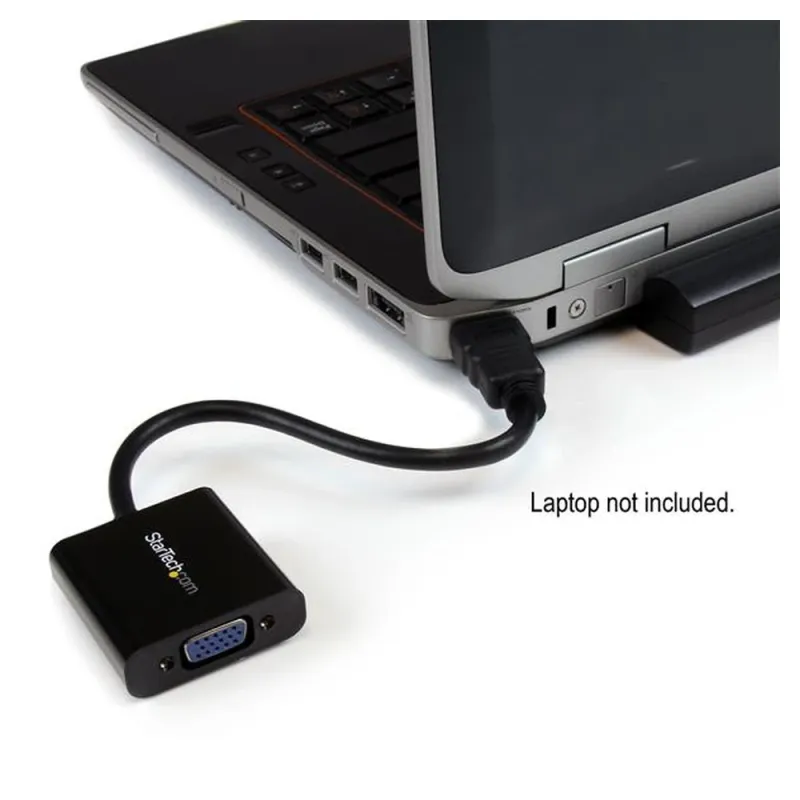 Adaptador de Video StarTech.com - HDMI a VGA - Macho/Hembra - Negro - HD2VGAE2