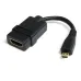 Cable Adaptador StarTech.com - HDMI de Alta Velocidad a Micro HDMI - Macho/Hembra - 12cm - HDADFM5IN Cable Adaptador StarTech.com - HDMI de Alta Velocidad a Micro HDMI - Macho/Hembra - 12cm - HDADFM5IN