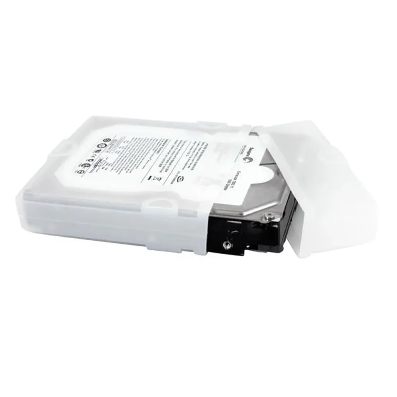 Funda StarTech.com - 3.5" - Blanco - Silicona - HDDSLEV35