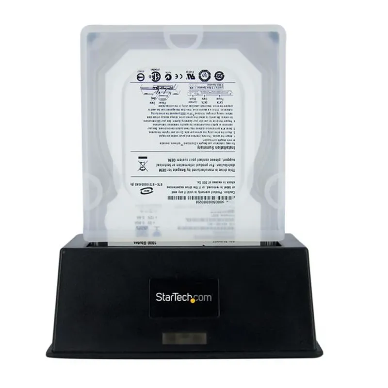 Funda StarTech.com - 3.5" - Blanco - Silicona - HDDSLEV35