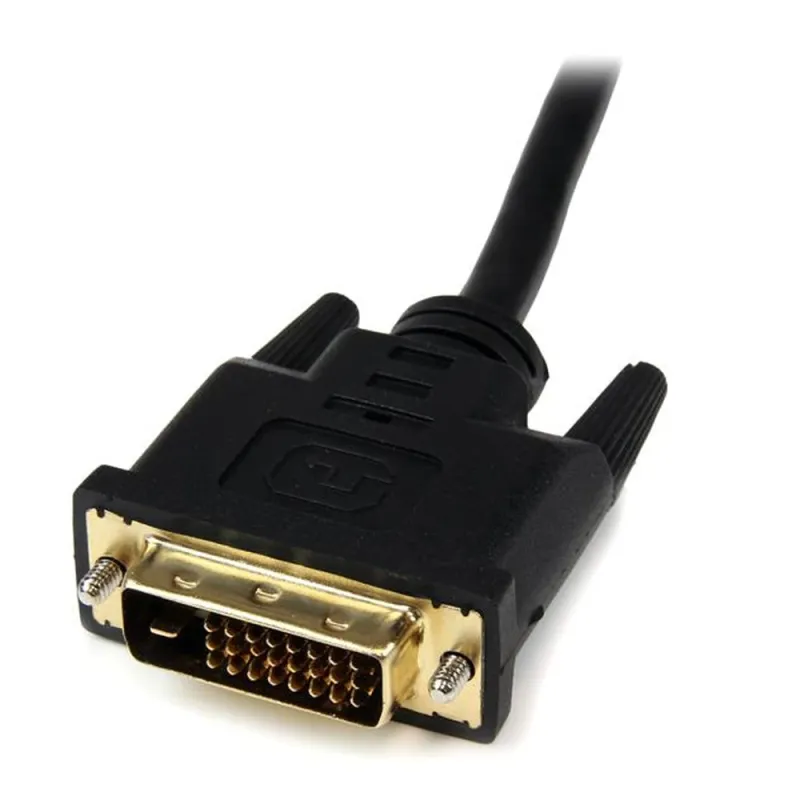 Adaptador de Video StarTech.com - HDMI Hembra a DVI-D Macho - 20cm - Negro - HDDVIFM8IN