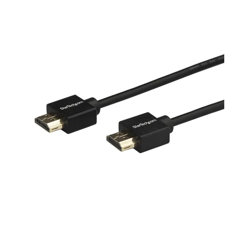 Cable HDMI StarTech.com HDMM2MLP - 2Mts - 4K - Macho / Macho - Negro - HDMM2MLP