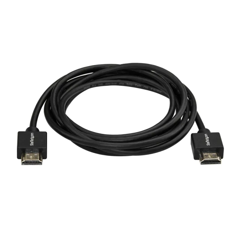 Cable HDMI StarTech.com HDMM2MLP - 2Mts - 4K - Macho / Macho - Negro - HDMM2MLP