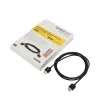 Cable HDMI StarTech.com HDMM2MLP - 2Mts - 4K - Macho / Macho - Negro - HDMM2MLP