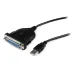 Cable Adaptador StarTech.com ICUSB1284D25 - USB a Paralelo DB25 - Para Impresora - 1.8m - ICUSB1284D25 Cable Adaptador StarTech.com ICUSB1284D25 - USB a Paralelo DB25 - Para Impresora - 1.8m - ICUSB1284D25