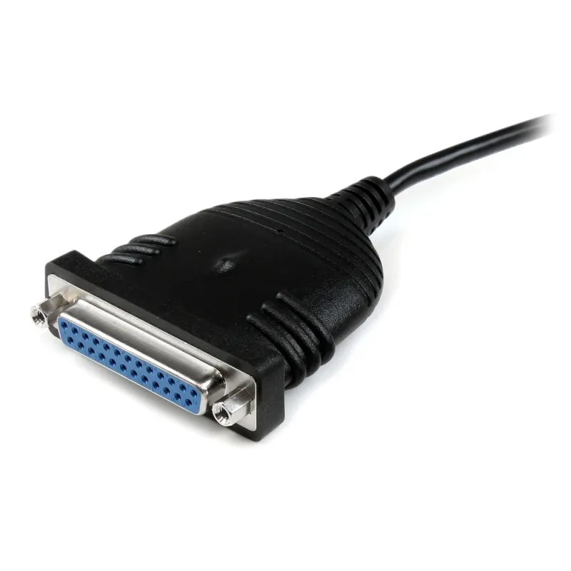 Cable Adaptador StarTech.com ICUSB1284D25 - USB a Paralelo DB25 - Para Impresora - 1.8m - ICUSB1284D25