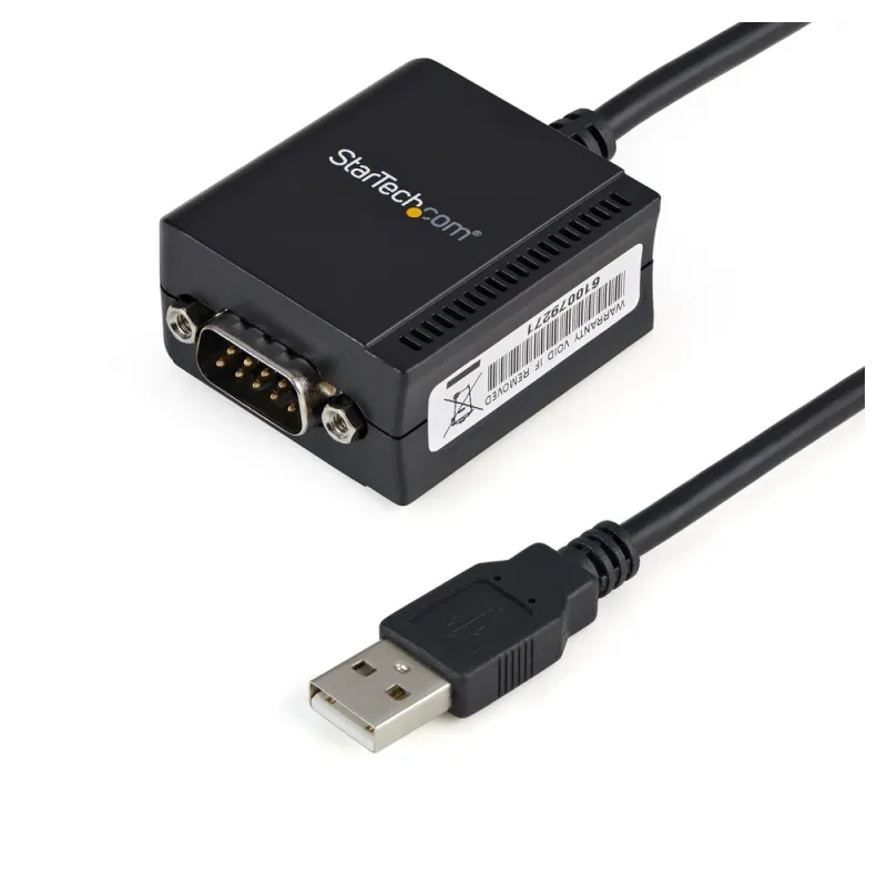 Cable Adaptador StarTech.com - USB a 1 Puerto RS232 - Retención COM - ICUSB2321F