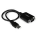 Cable Adaptador Profesional de USB a Puerto Serie con Retención de COM StarTech.com - ICUSB2321X Cable Adaptador Profesional de USB a Puerto Serie con Retención de COM StarTech.com - ICUSB2321X