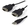 Cable Adaptador FTDI USB a Serie RS232 de 2 Puertos con Retención COM StarTech.com - ICUSB2322F