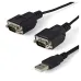 Cable Adaptador FTDI USB a Serie RS232 de 2 Puertos con Retención COM StarTech.com - ICUSB2322F Cable Adaptador FTDI USB a Serie RS232 de 2 Puertos con Retención COM StarTech.com - ICUSB2322F