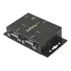 Hub Concentrador StarTech.com - USB - 2 Puertos de Pared - DIN - Negro - ICUSB2322I