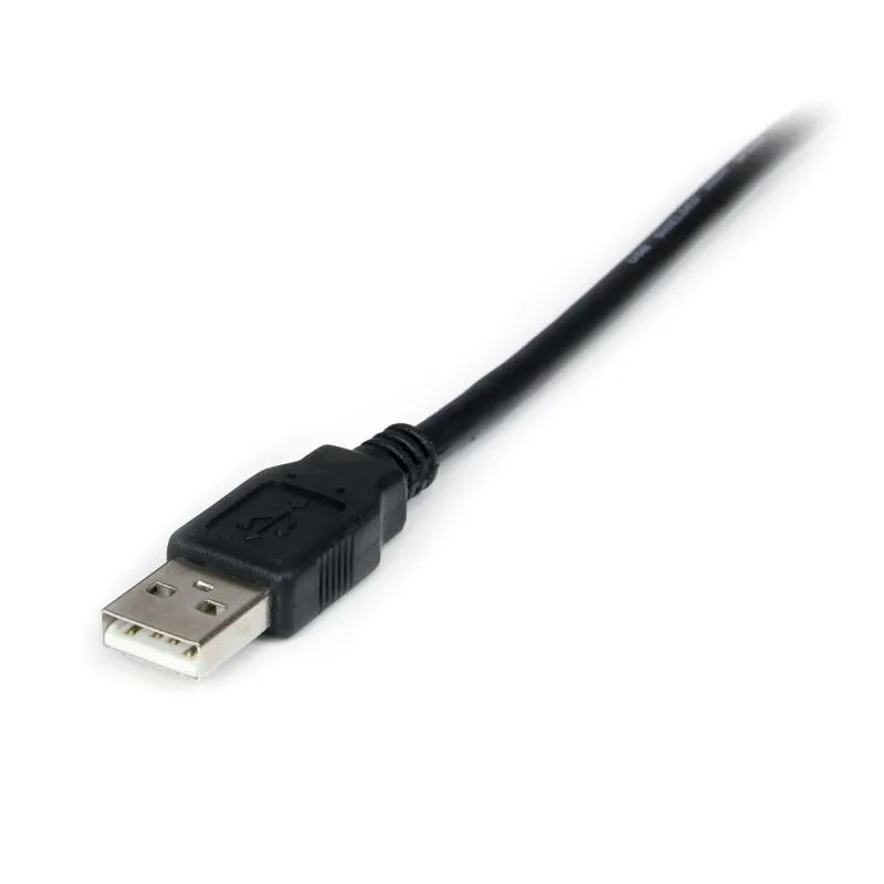 Cable StarTech.com de 1m Adaptador de 1 Puerto USB a Modem Nulo Null Serial DB9 RS232 DCE con FTDI - ICUSB232FTN