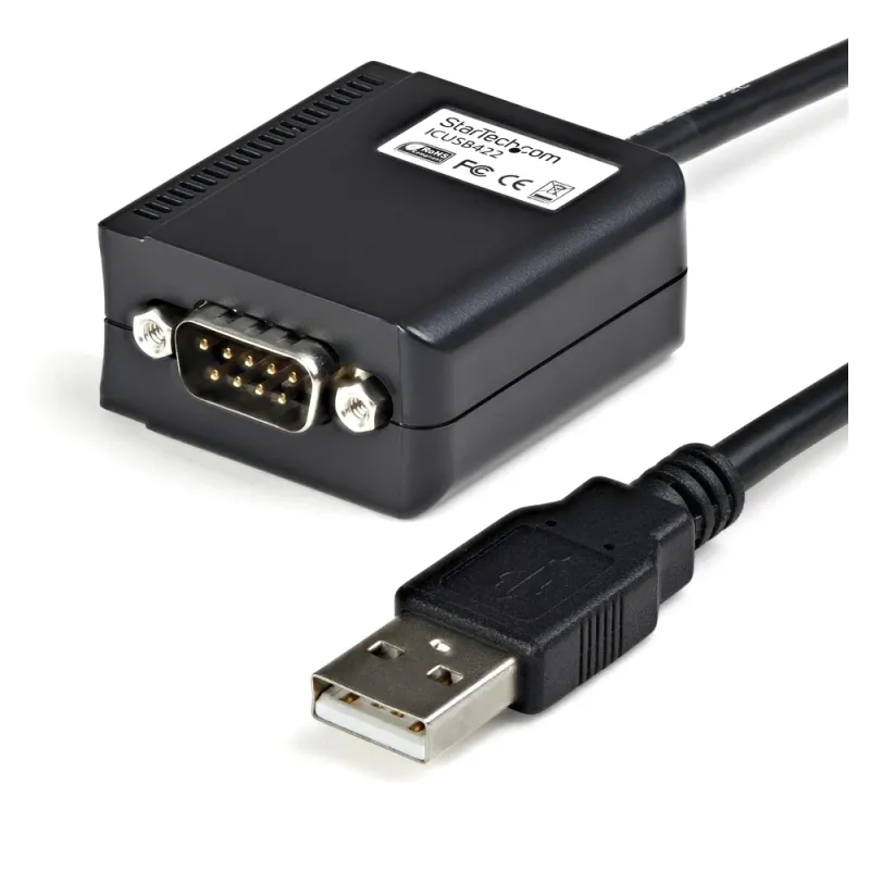 Adaptador StarTech.com - USB a Serial RS422 y 485 DB9 - Retención COM - 1.8m - ICUSB422