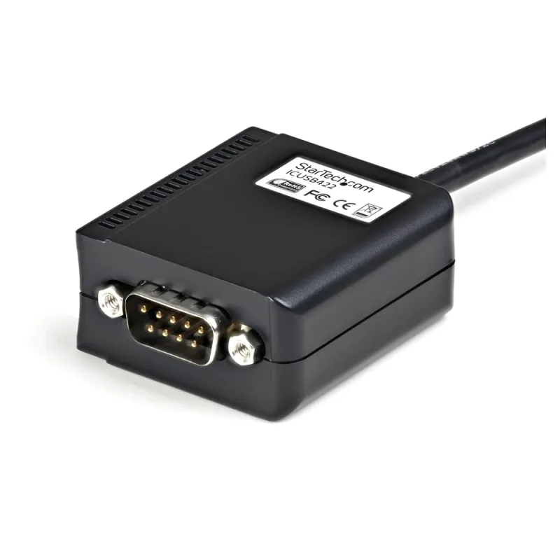 Adaptador StarTech.com - USB a Serial RS422 y 485 DB9 - Retención COM - 1.8m - ICUSB422
