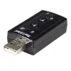 Adaptador de Tarjeta de Sonido StarTech.com - USB a Audio Estéreo 7.1 - Botones de control de volumen - ICUSBAUDIO7