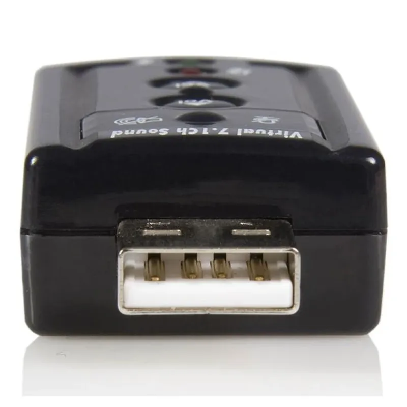 Adaptador de Tarjeta de Sonido StarTech.com - USB a Audio Estéreo 7.1 - Botones de control de volumen - ICUSBAUDIO7