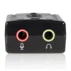 Adaptador de Tarjeta de Sonido StarTech.com - USB a Audio Estéreo 7.1 - Botones de control de volumen - ICUSBAUDIO7
