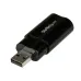 Adaptador StarTech.com de Sonido Externa USB a Estéreo 3.5mm - Negro - ICUSBAUDIOB