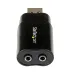 Adaptador StarTech.com de Sonido Externa USB a Estéreo 3.5mm - Negro - ICUSBAUDIOB