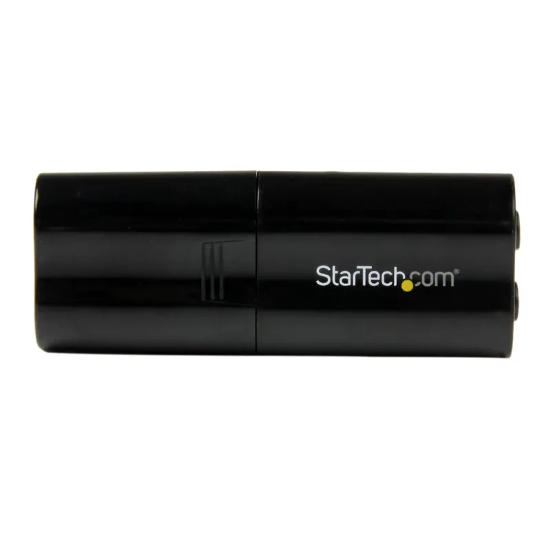 Adaptador StarTech.com de Sonido Externa USB a Estéreo 3.5mm - Negro - ICUSBAUDIOB